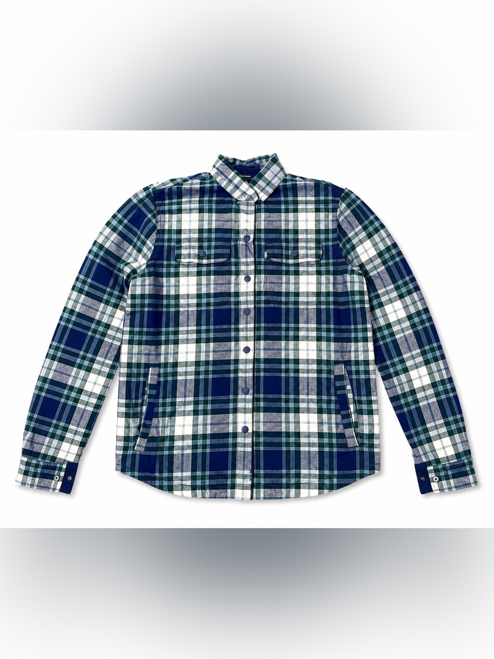 L.L.Bean S Regular Fleece Lined Plaid Flannel Shirt Jacket